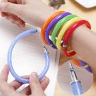 Creative Flexible Ball Pen Cute Soft Plastic Bangle Bracelet Ballpoint_1